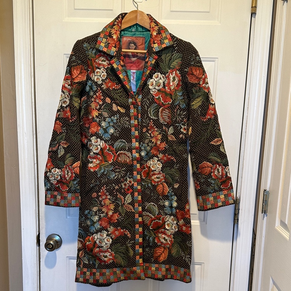 Biya Embroidered Jacket Johnny Was